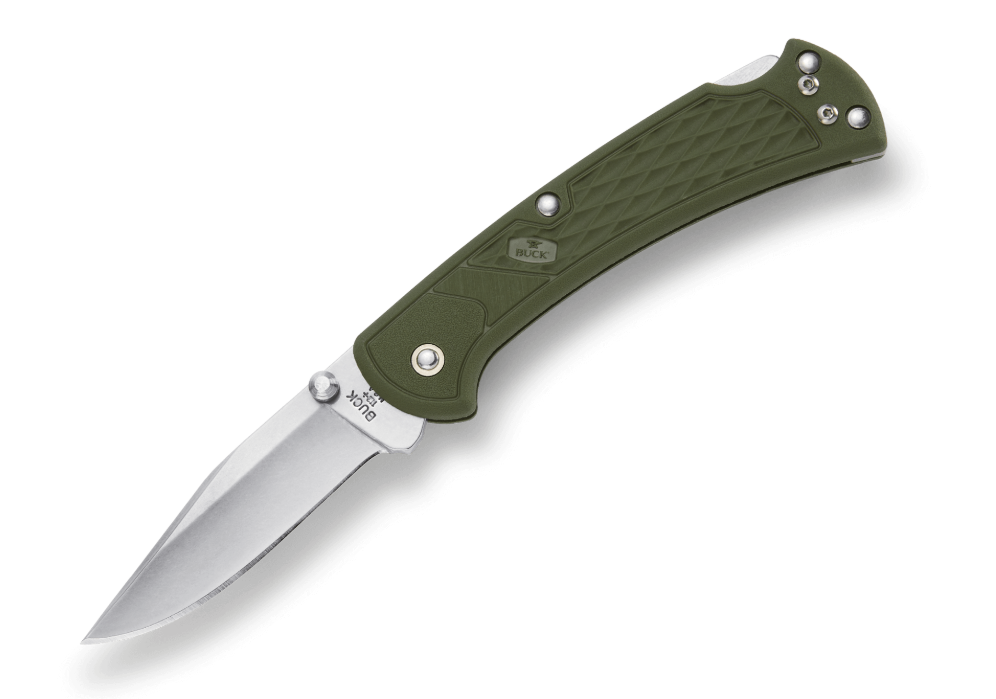 Buck 112 Slim Select OD Green