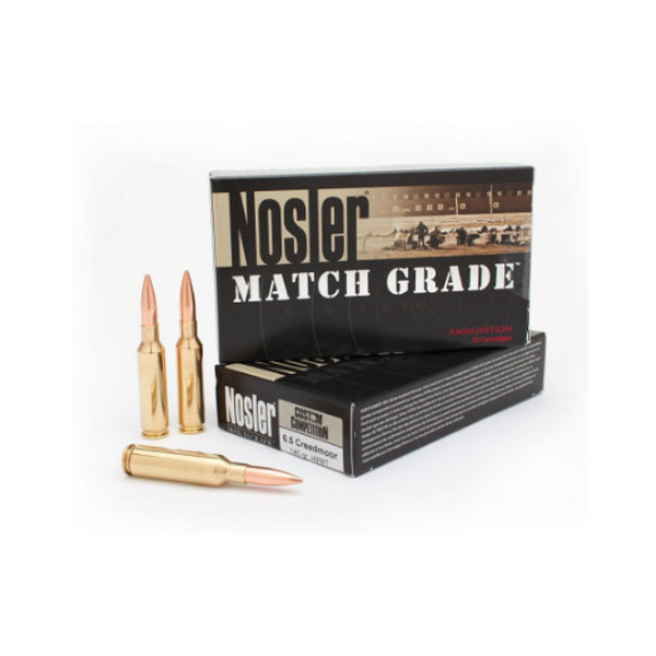 Nosler 6.5 Creedmor 140gr Custom Competition HPBT Ammunition, 20 Round Box- 43455 - Nosler