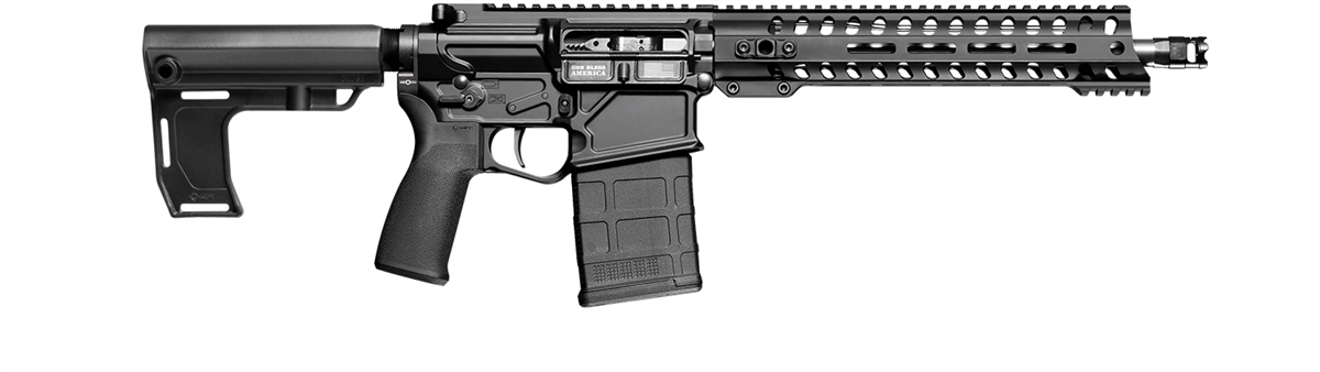 POF Rogue 12.5" .308 Winchester AR-10 Pistol, Black - 01665 - Pof-Usa
