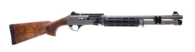 Panzer M4 Speed PRO 18.5" 12ga 5rd Tactical Semi-Auto Shotgun, Disruptive Grey/Walnut - PAM4CSDGMFWS