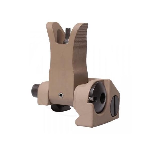 Troy BattleSight AR-15 Iron Sight Front Flip Up, FDE - SSIG-FBS-FMFT-00 - Troy Industries