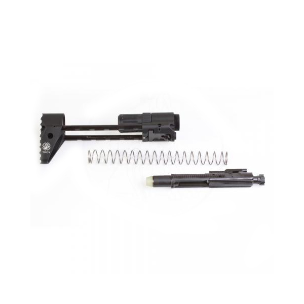 Troy M7A1 PDW Stock Kit, Black - SBUT-PDW-F0BT-00 - Troy Industries