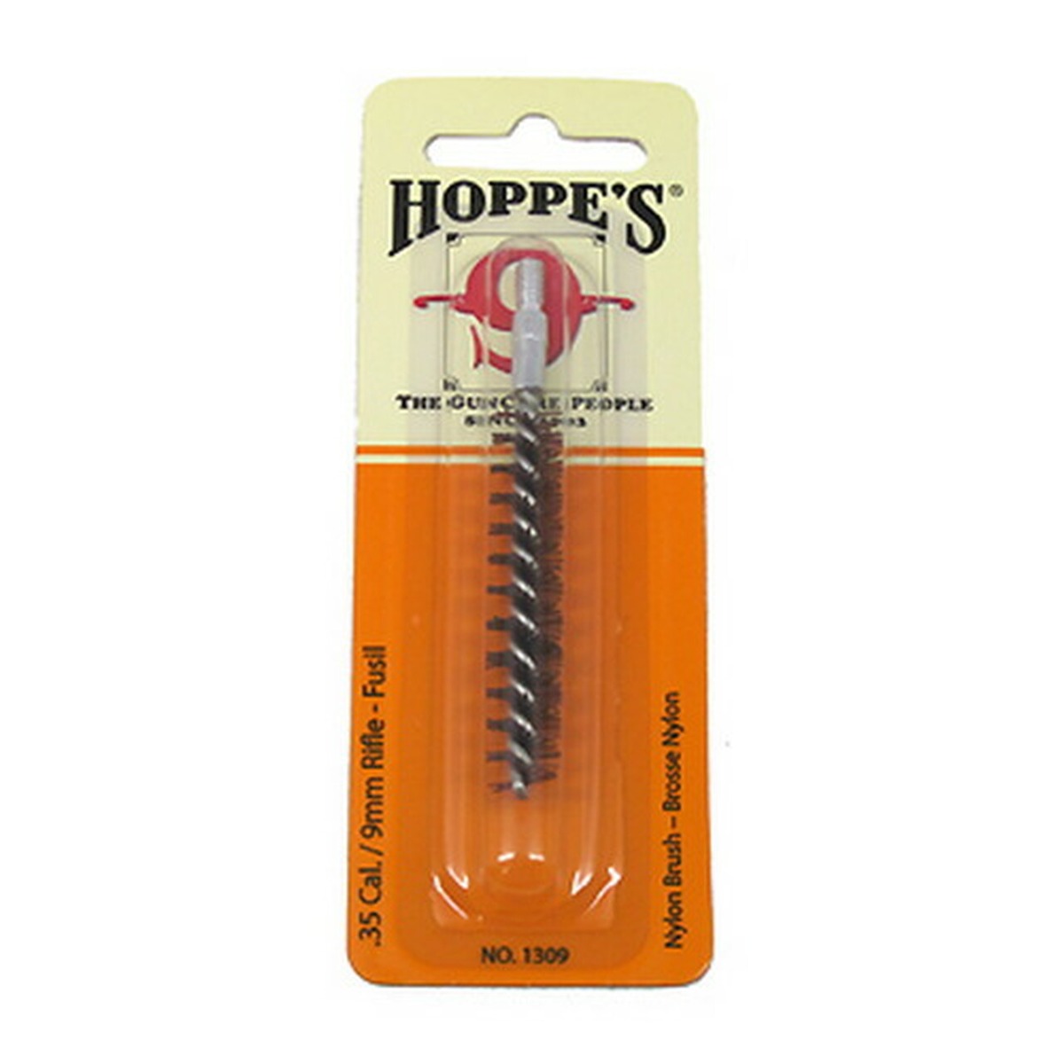 Hoppe's Phosphor Bronze Bristle Brush for 9mm Single Pistol - 1309PSNGL - Hoppe's