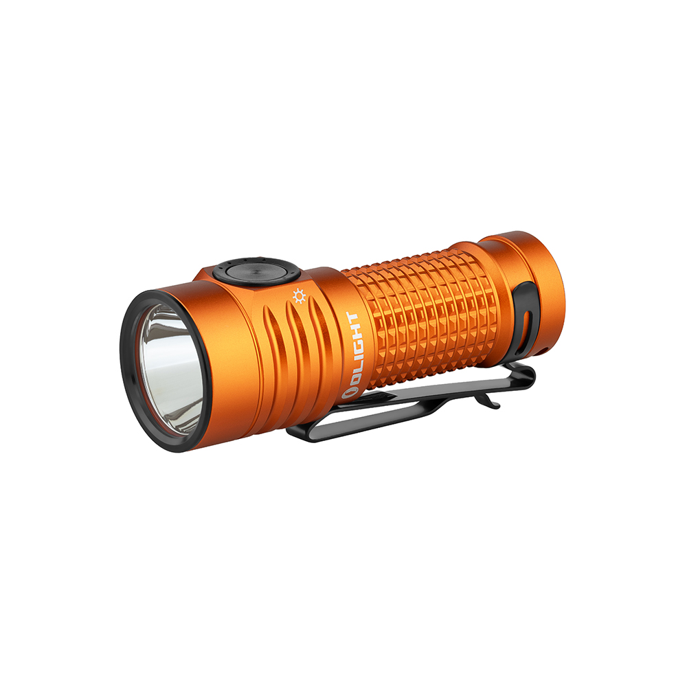 Olight Baton Turbo EDC Flashlight Orange W/ White Light LED 1000 Lumens