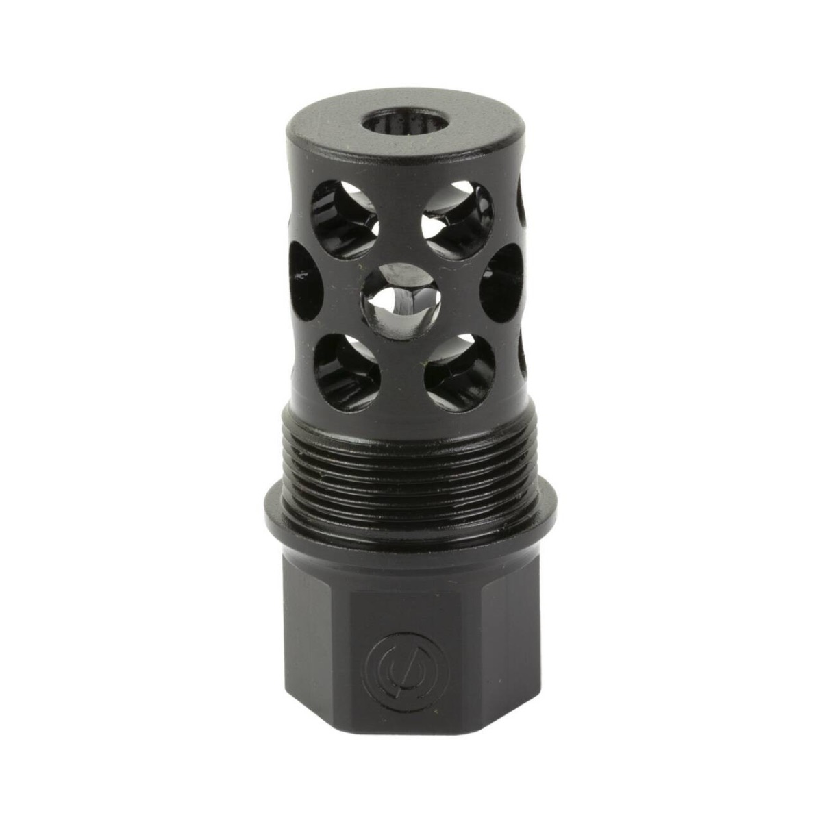 SilencerCo Compact Radial Brake 1/2-28, Black - Effective Recoil Management and Flash Reduction - AC5231 - Silencerco