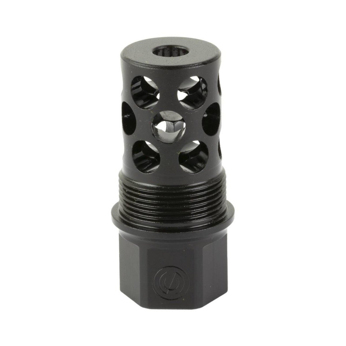 SilencerCo Compact Radial Brake 1/2-28, Black - Superior Muzzle Control and Reduced Recoil - AC5232 - Silencerco