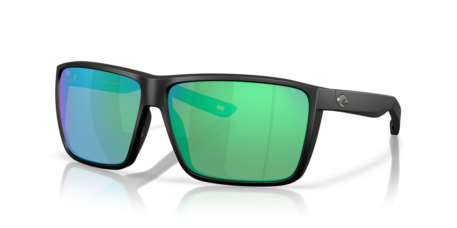 Costa Rincon II - Matte Black - Green Mirror 580G - 06S9121-91210464 - Costa