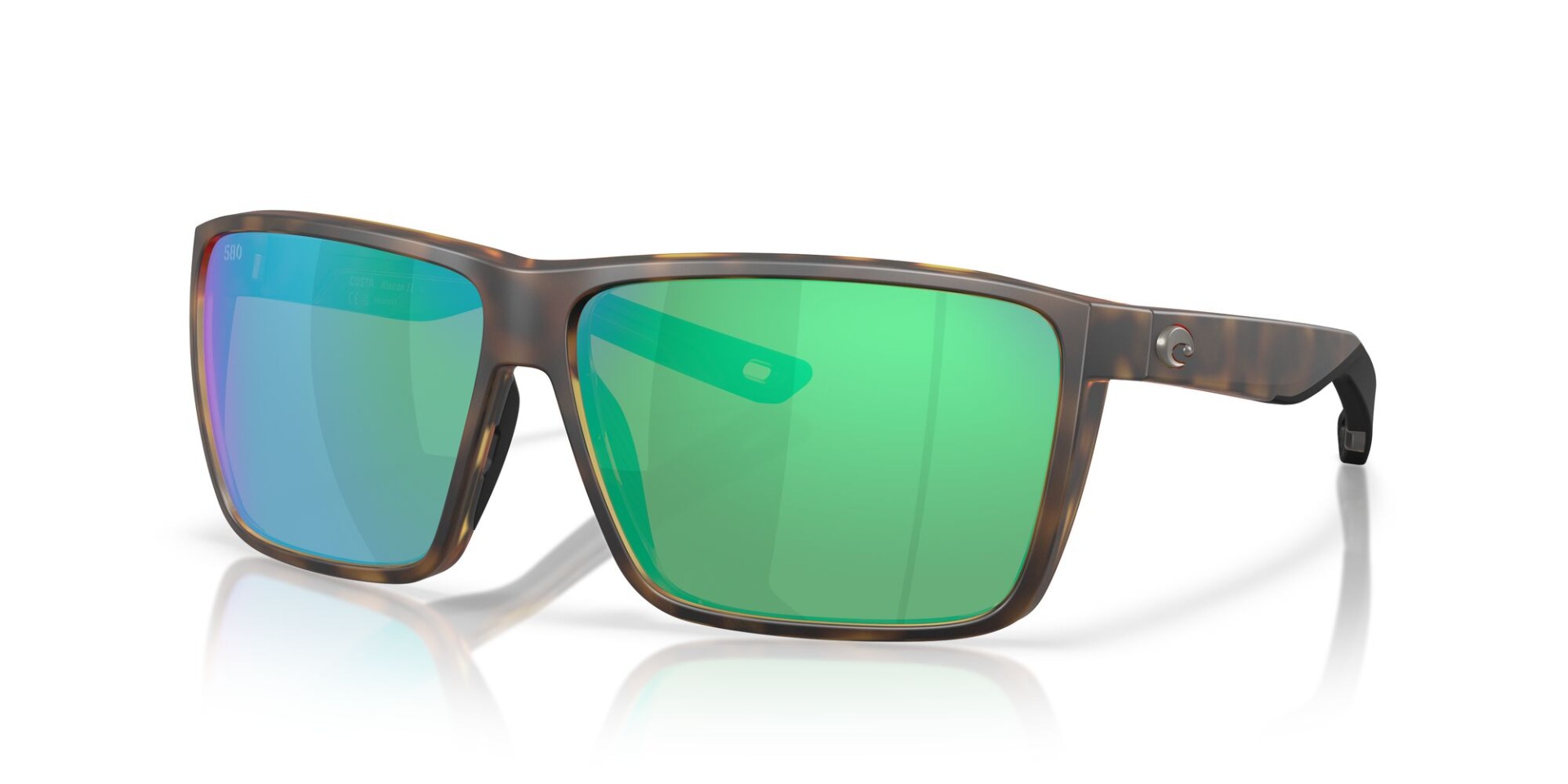 Costa Rincon II - Matte Tortoise - Green Mirror 580G- 06S9121-91211064 - Costa