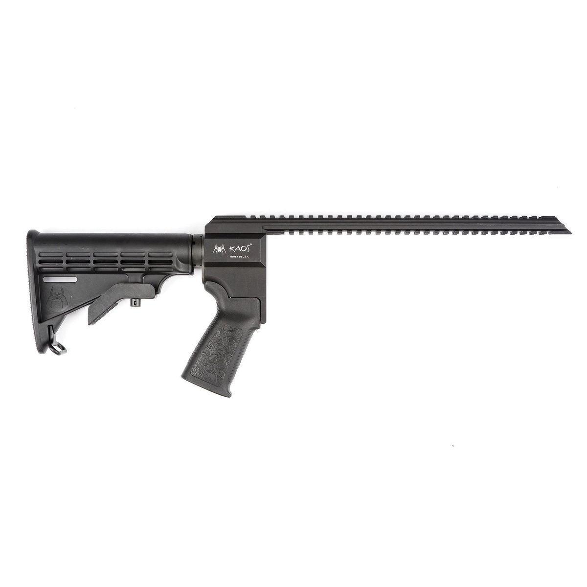 Spikes Tactical KAOS Stock System, Black - Spikes Tactical