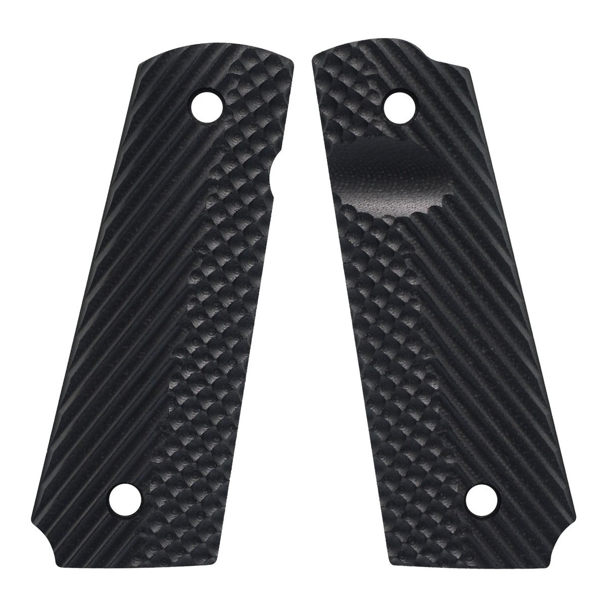 VZ Grips Operator II Full-Size Grip Fits 1911 Commander/1911 Government, Black - Vz Grips
