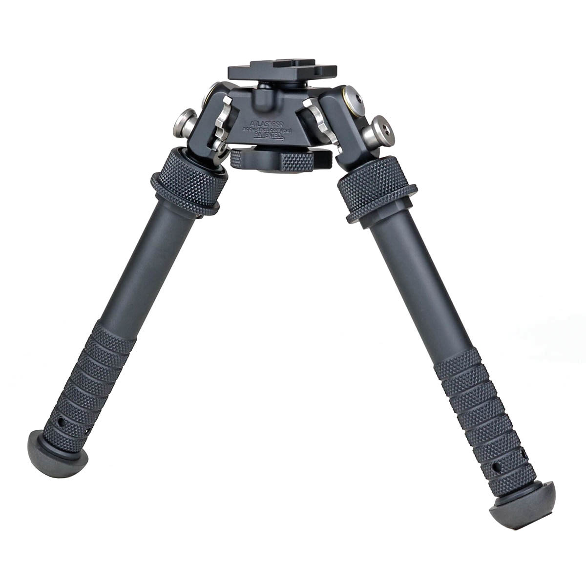 Atlas Bipod PSR Standard Height No Clamp Bipod, Black - Atlas Bipod