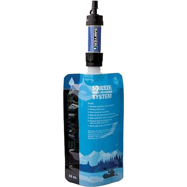 Sawyer Mini 2.50" x 5" x 7" Water Filtration System, Blue - Sawyer