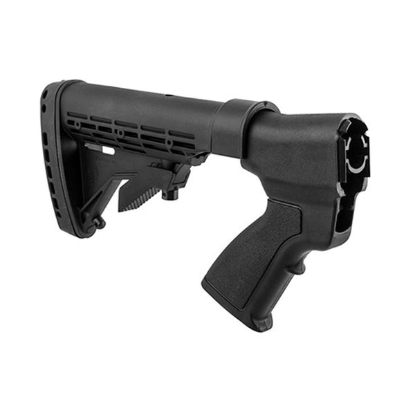 Kick Lite 6-Position Tactical Buttstock Fits Remington 870, Black - Kick Lite