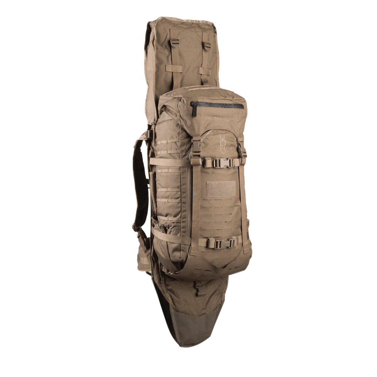 Eberlestock Gunslinger II 8" x 10" x 22" 2100 cu-in Tactical Pack, Dry Earth - Eberlestock