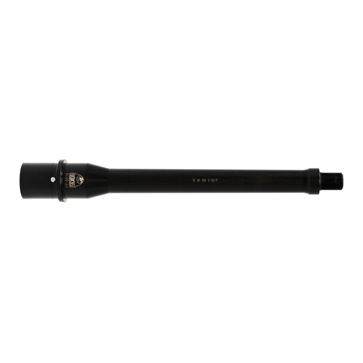 Faxon Firearms Duty Blowback Button Rifled Pistol Caliber Taper Barrel 9mm 8.50", Black - Faxon Firearms
