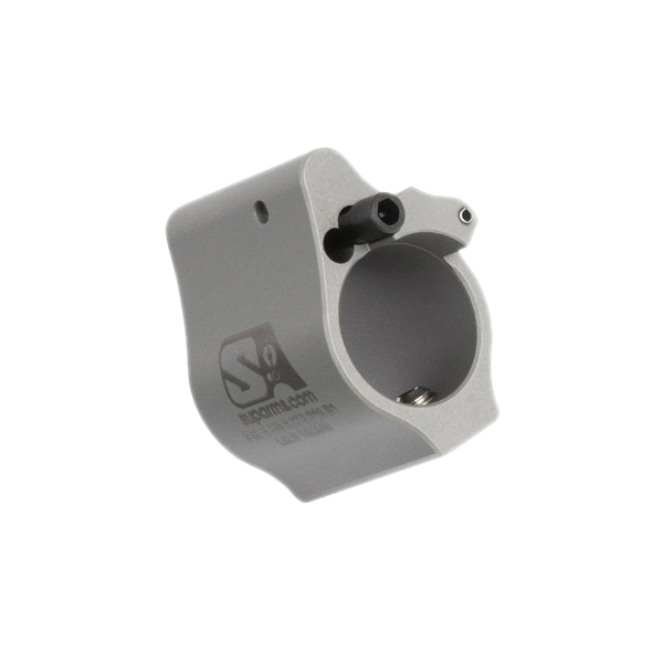 Superlative Arms Solid Set Screw Direct Impingement Gas Block 0.625" x 1", Stainless Steel - Superlative Arms
