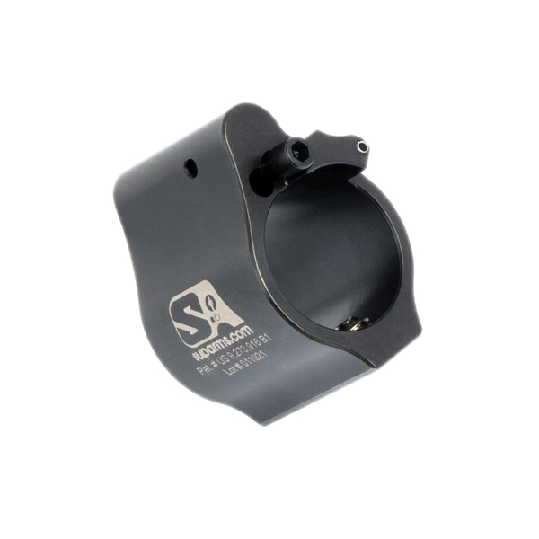 Superlative Arms Solid Set Screw Direct Impingement Adjustable Gas Block 0.75" x 1", Black - Superlative Arms
