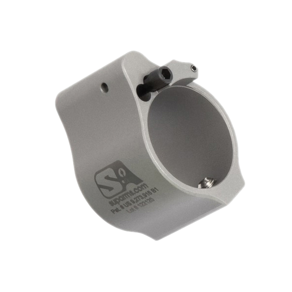 Superlative Arms Solid Set Screw Direct Impingement Gas Block 0.936" x 1", Stainless Steel - Superlative Arms