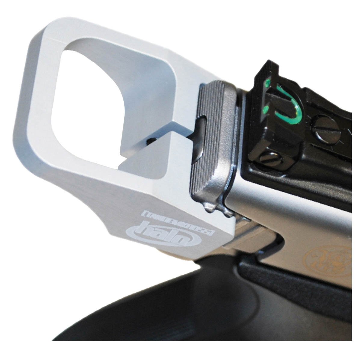 TANDEMKROSS Halo Charging Ring Fits Smith & Wesson SW22 Victory, Silver - Tandemkross