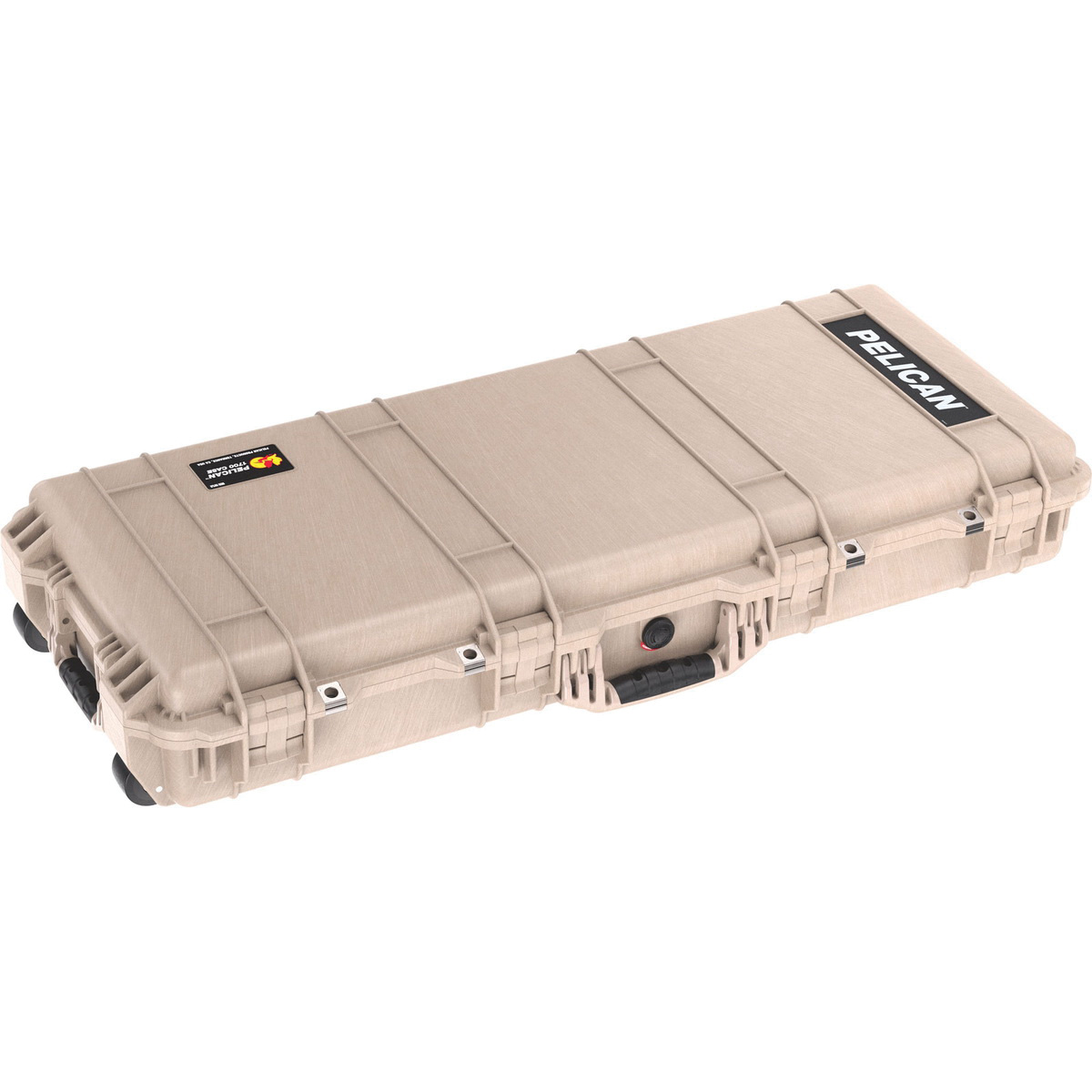 Pelican 1700 38.47" x 16.42" x 6.14" 1.52 cu-ft Protector Long Case w/Foam, Desert Tan - Pelican