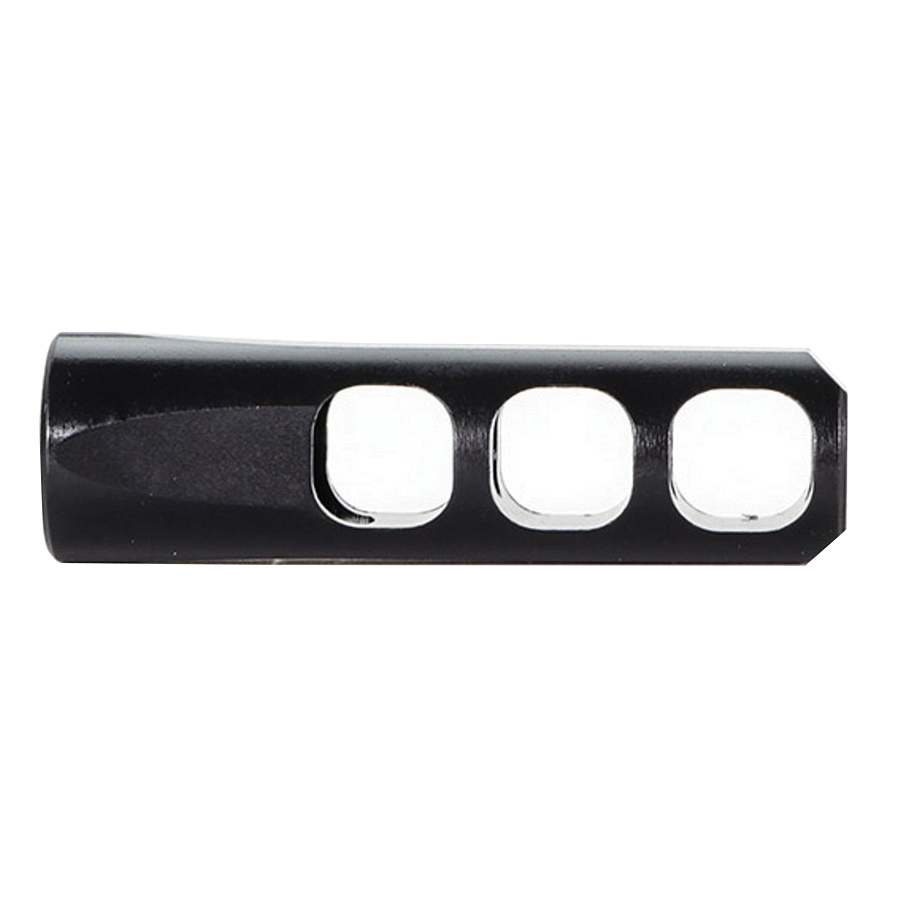 Faxon Firearms Slim 3-Port Muzzle Brake 1/2-28, Black - Faxon Firearms