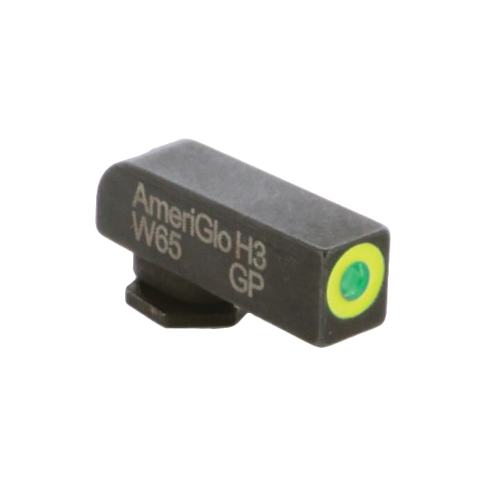 Ameriglo Pro-Glo Tritium Round Sight Front, Green/Lumi Green - Ameriglo