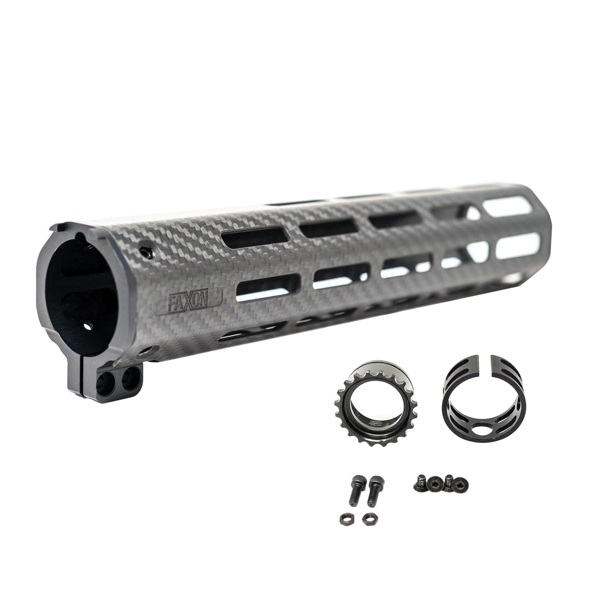 Faxon Firearms Streamline 5-Sot M-LOK Free-Float Handguard 10.20", Black - Faxon Firearms