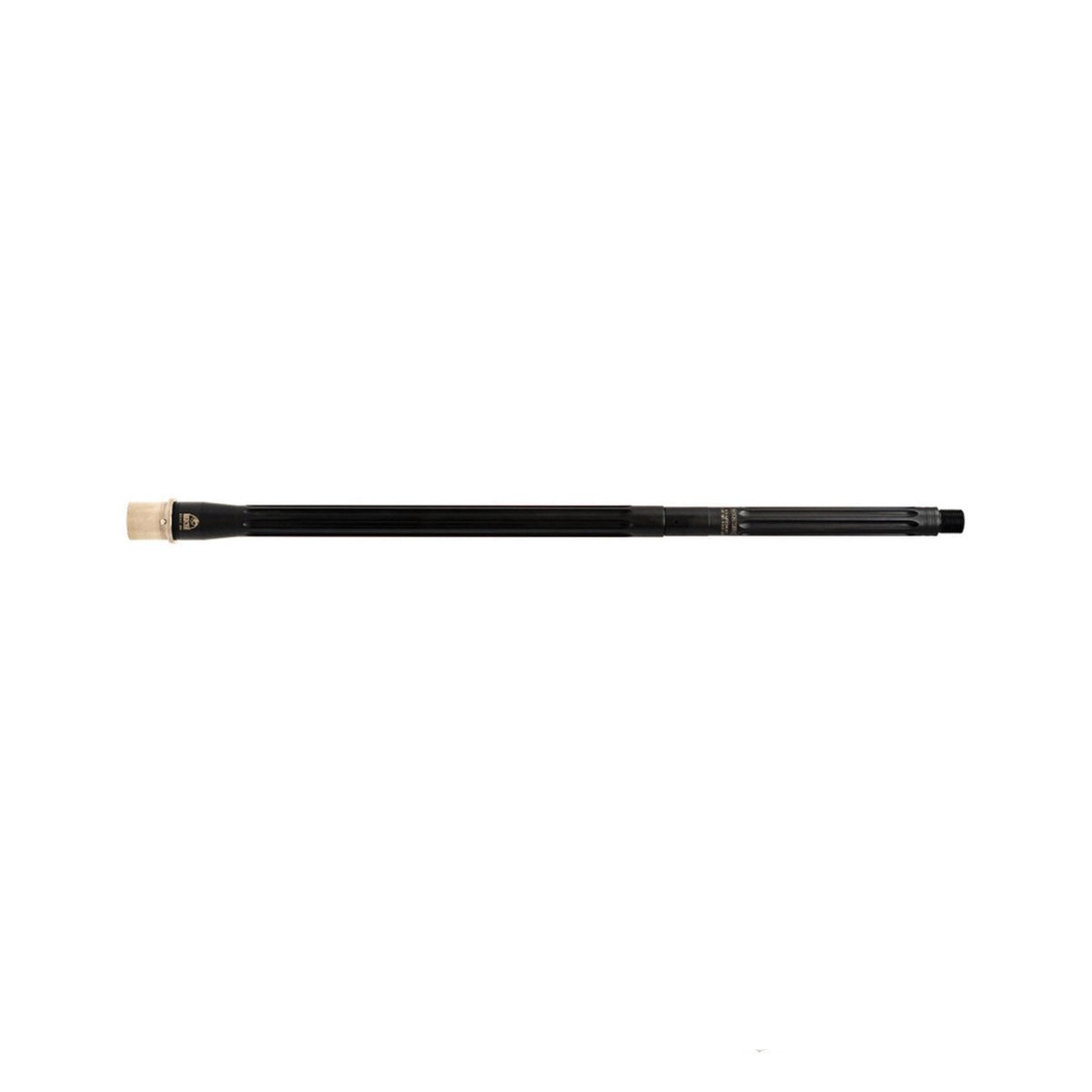 Faxon Firearms Match Rifle-Length 5R Button Rifled Heavy Fluted Barrel 6.5 Grendel 20", Black - Faxon Firearms