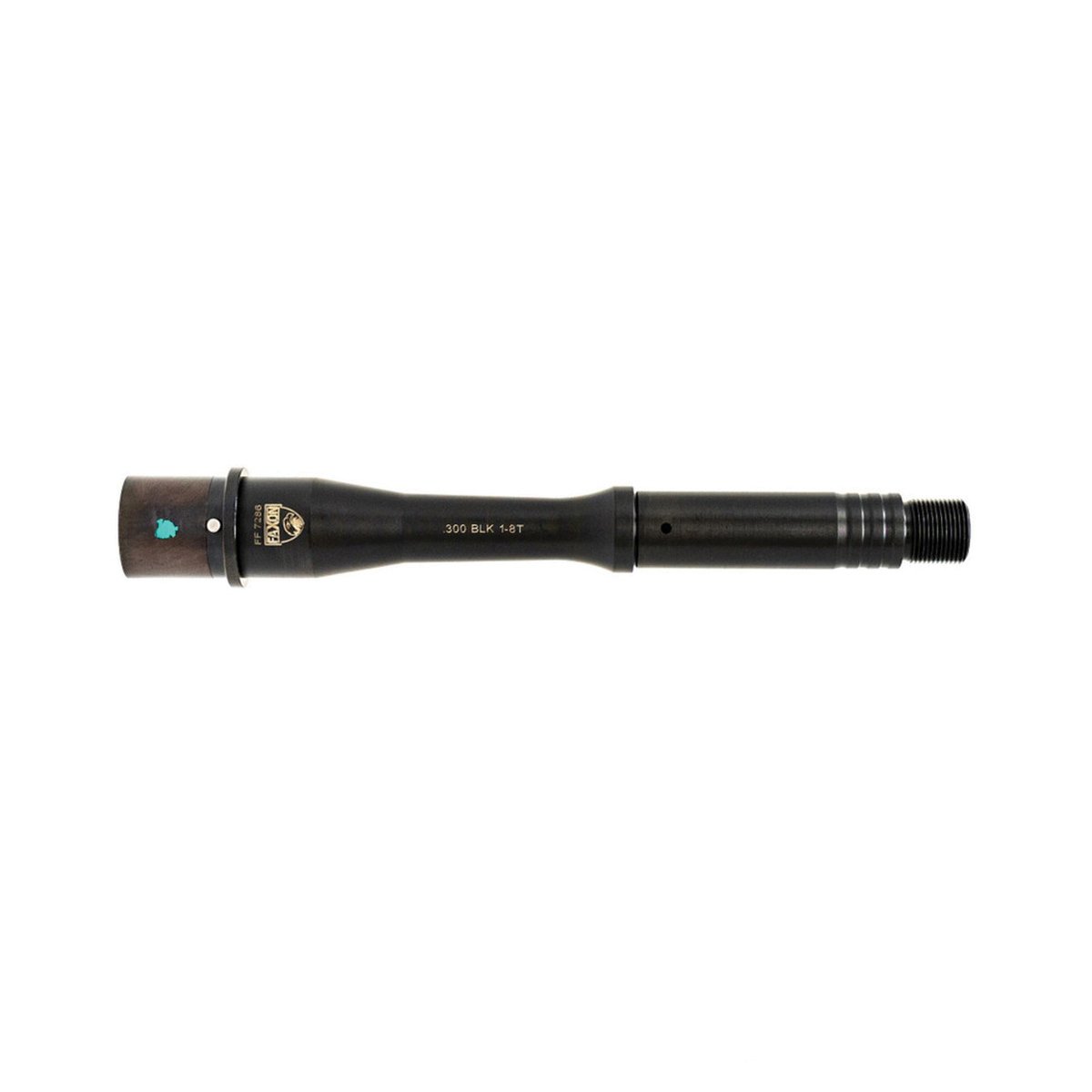 Faxon Firearms Duty Pistol-Length Button Rifled Gunner Barrel .300 AAC Blackout 7.50", Black - Faxon Firearms