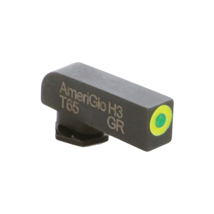 Ameriglo Pro-Glo Tritium Round Sight Front, Green/Lumi Green - Ameriglo