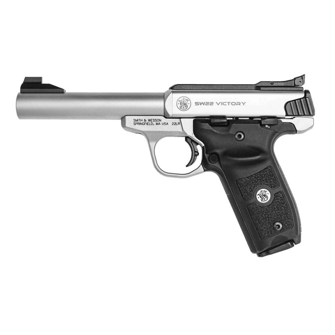 Smith & Wesson SW22 Victory .22LR 5.50" 10rds, Silver - Smith & Wesson