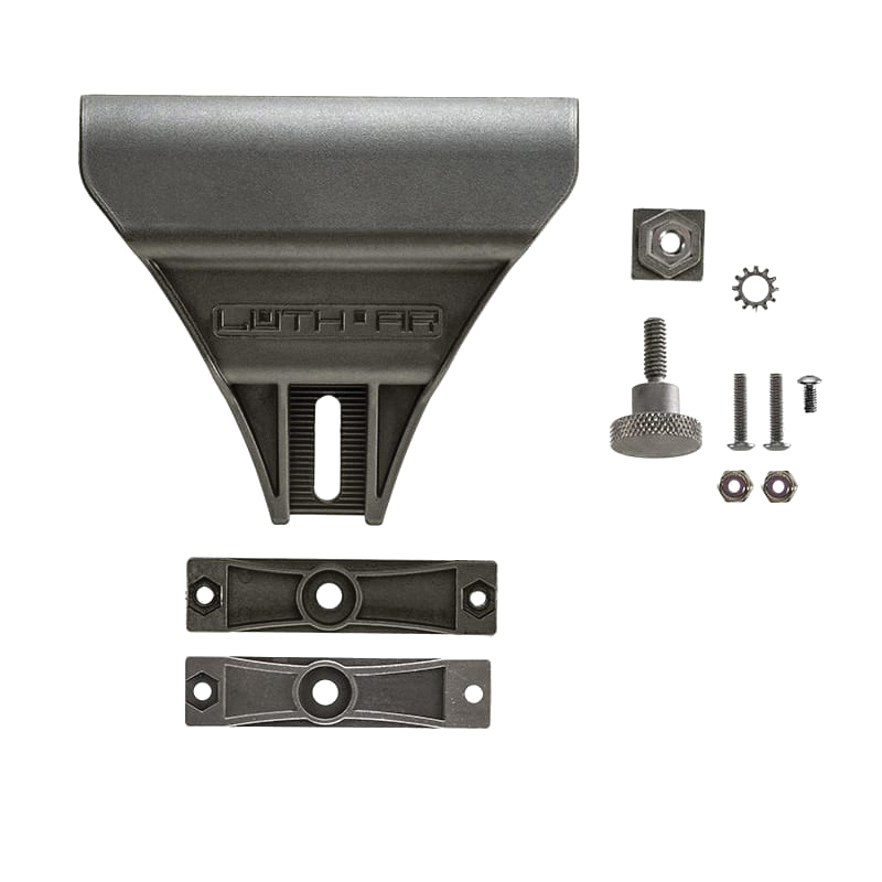 Luth-AR Cheek Rest Assembly Fits Luth-AR MBA-2/Luth-AR MBA-4, Black - Luth-Ar