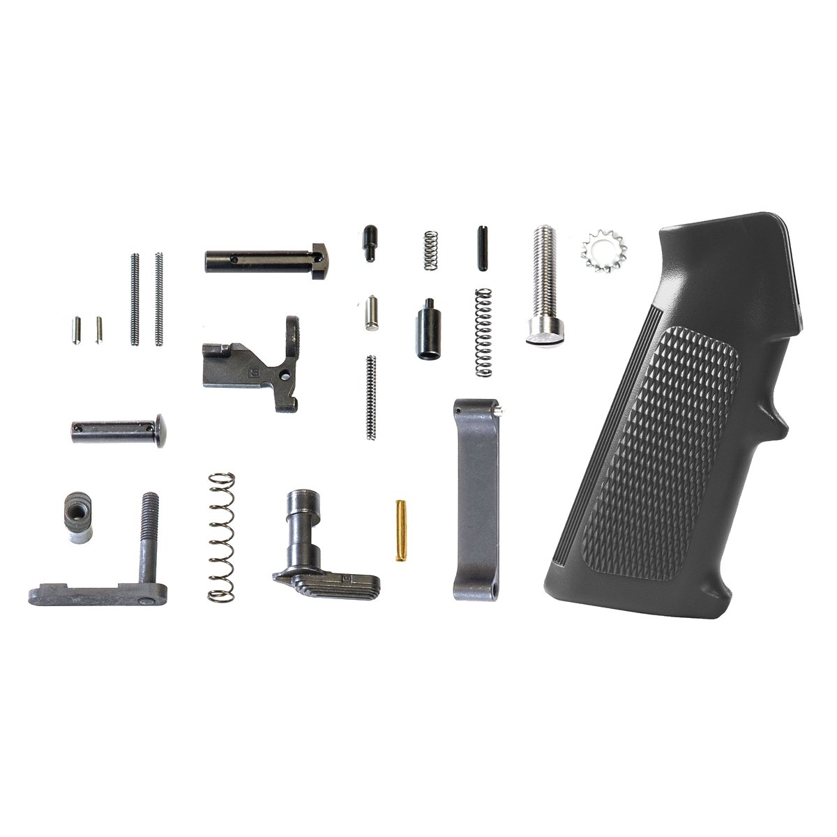 Geissele Standard Lower Parts Kit w/Grip, Black - Geissele