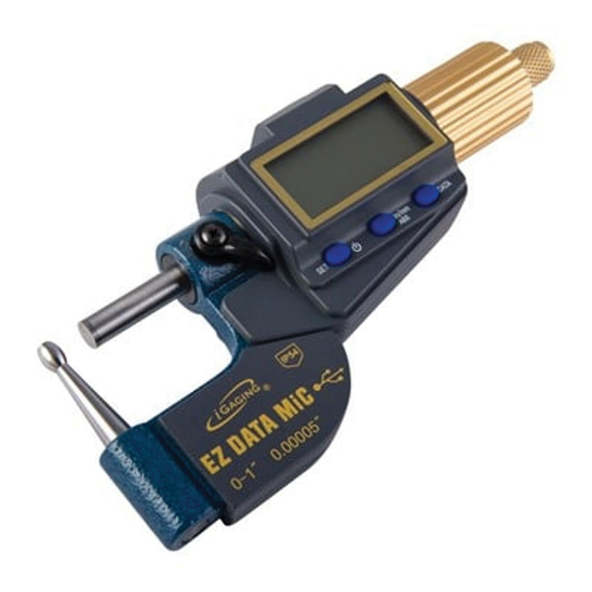 iGAGING IP54 EZ 0 - 1" Electronic Digital Specialty Micrometer - Igaging