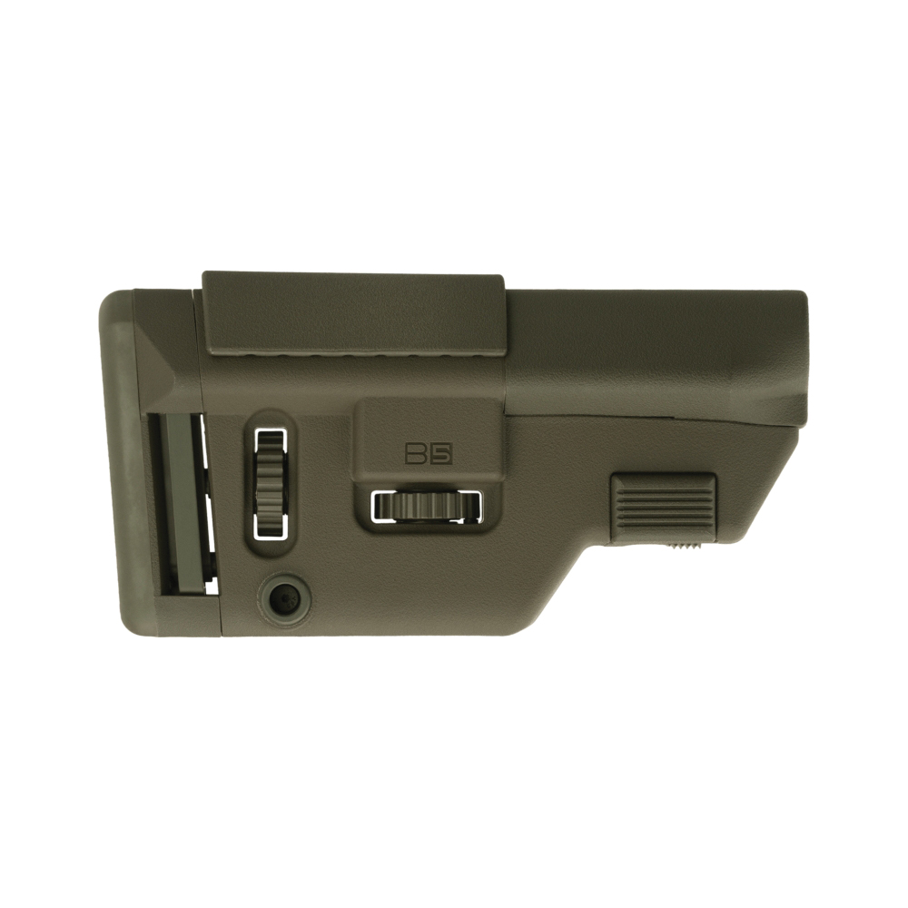 B5 Systems Short Collapsible Precision Stock, Olive Drab - B5 Systems
