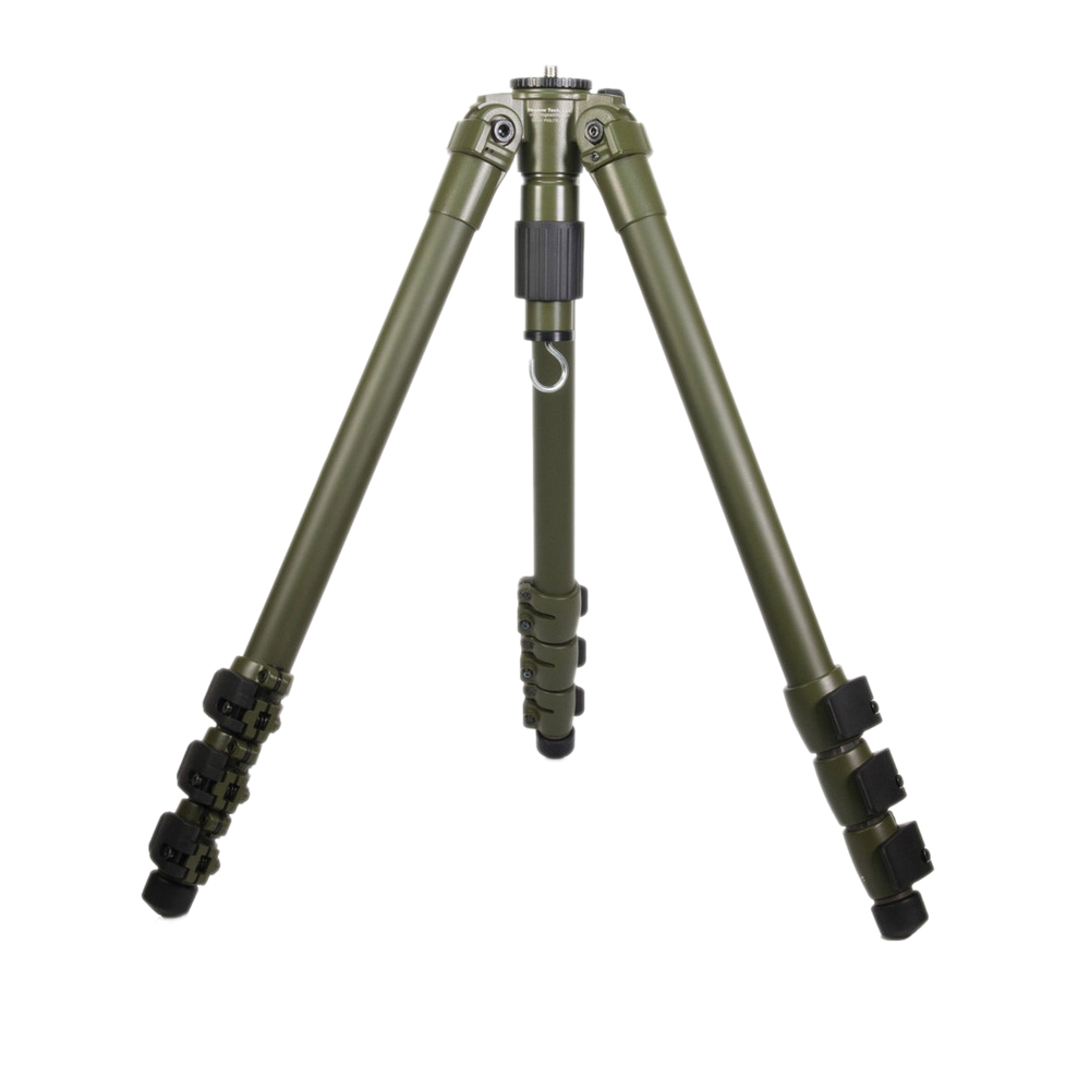 Shadow Tech Carbon Fiber Shooting Tripod 8" - 63.50", OD Green - Shadow Tech