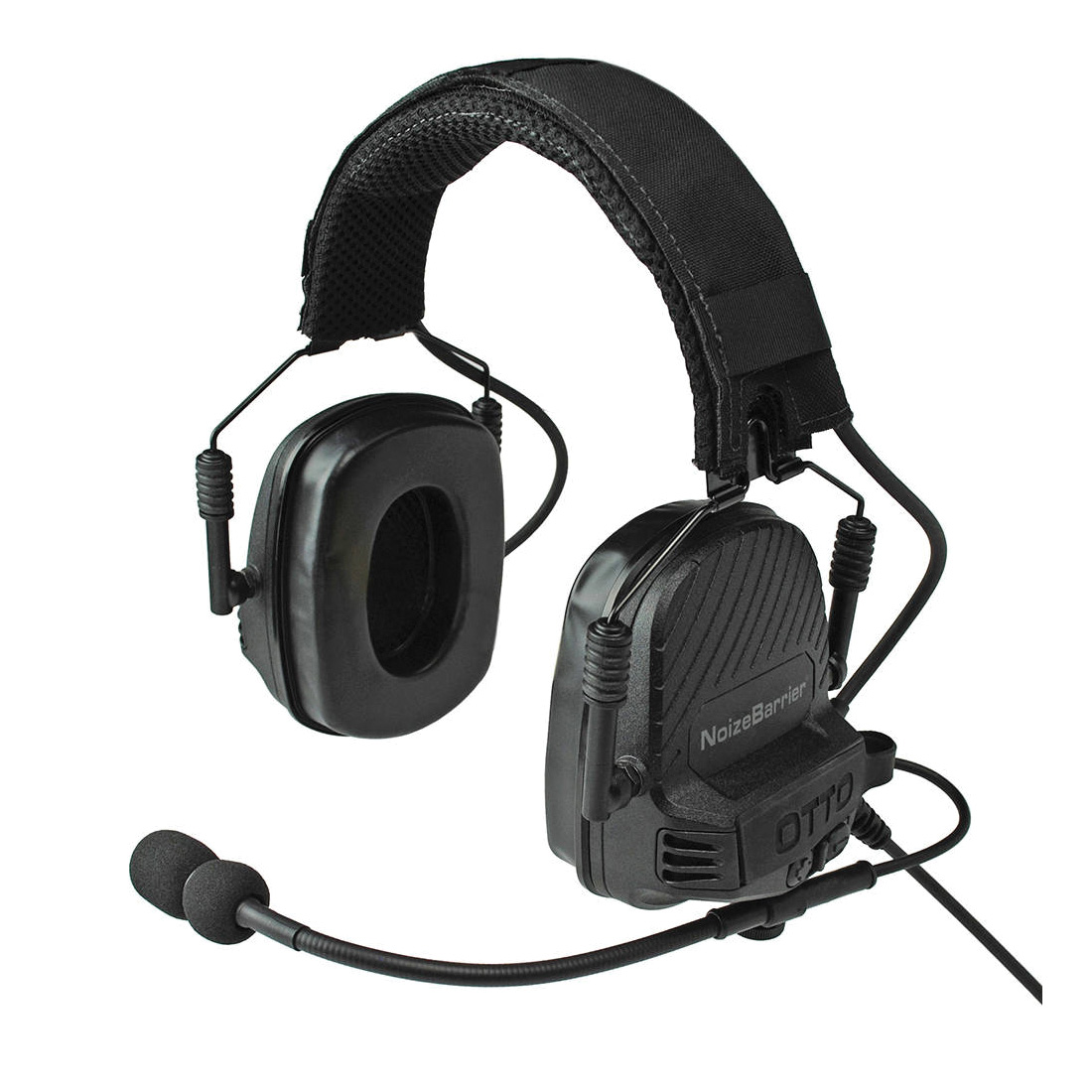 OTTO NoizeBarrier TAC One Size Fits Most 23 dB Communication Headset, Black - Otto