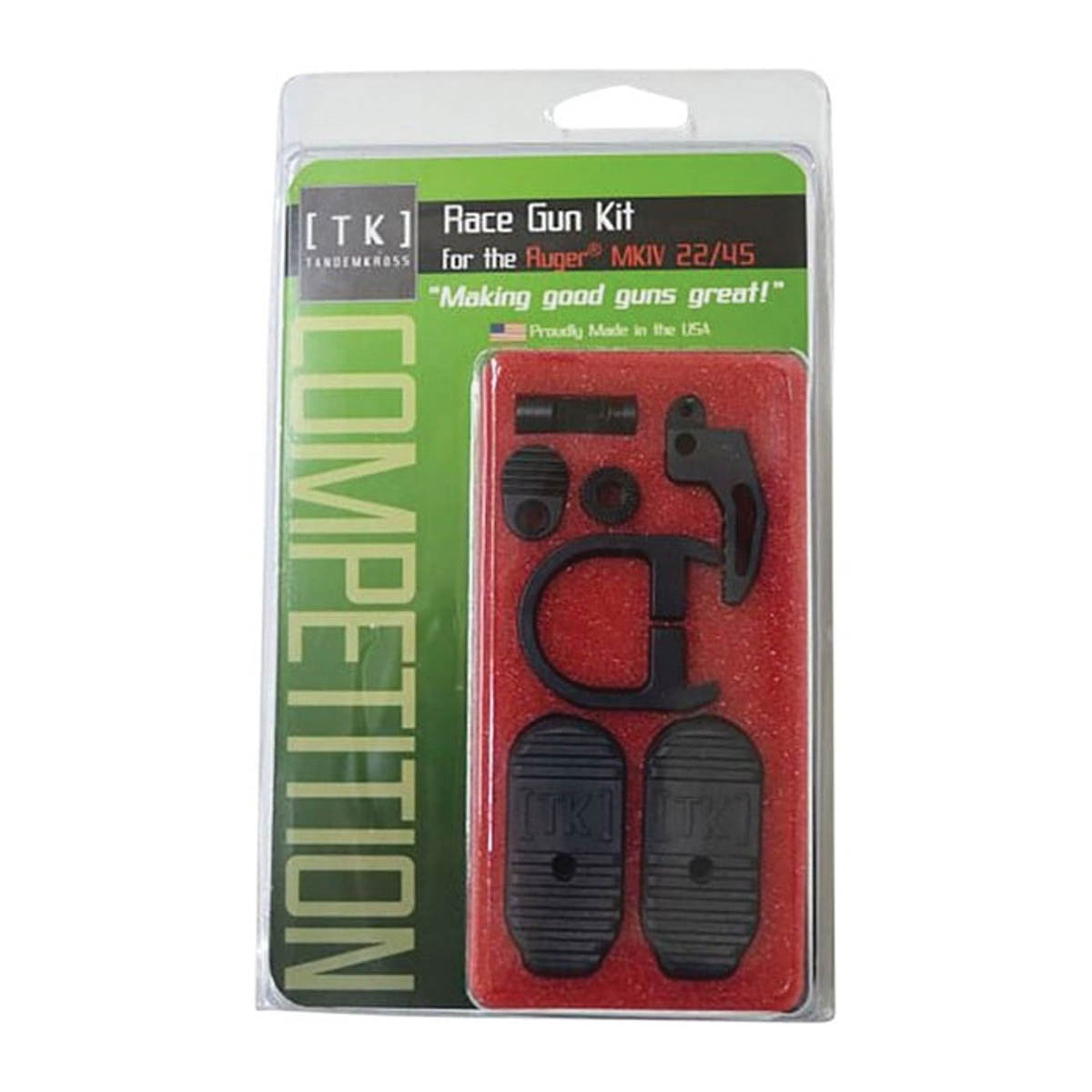TANDEMKROSS Race Gun Kit Fits Ruger Mark IV 22/45/Ruger Mark IV 22/45 Lite, Black - Tandemkross
