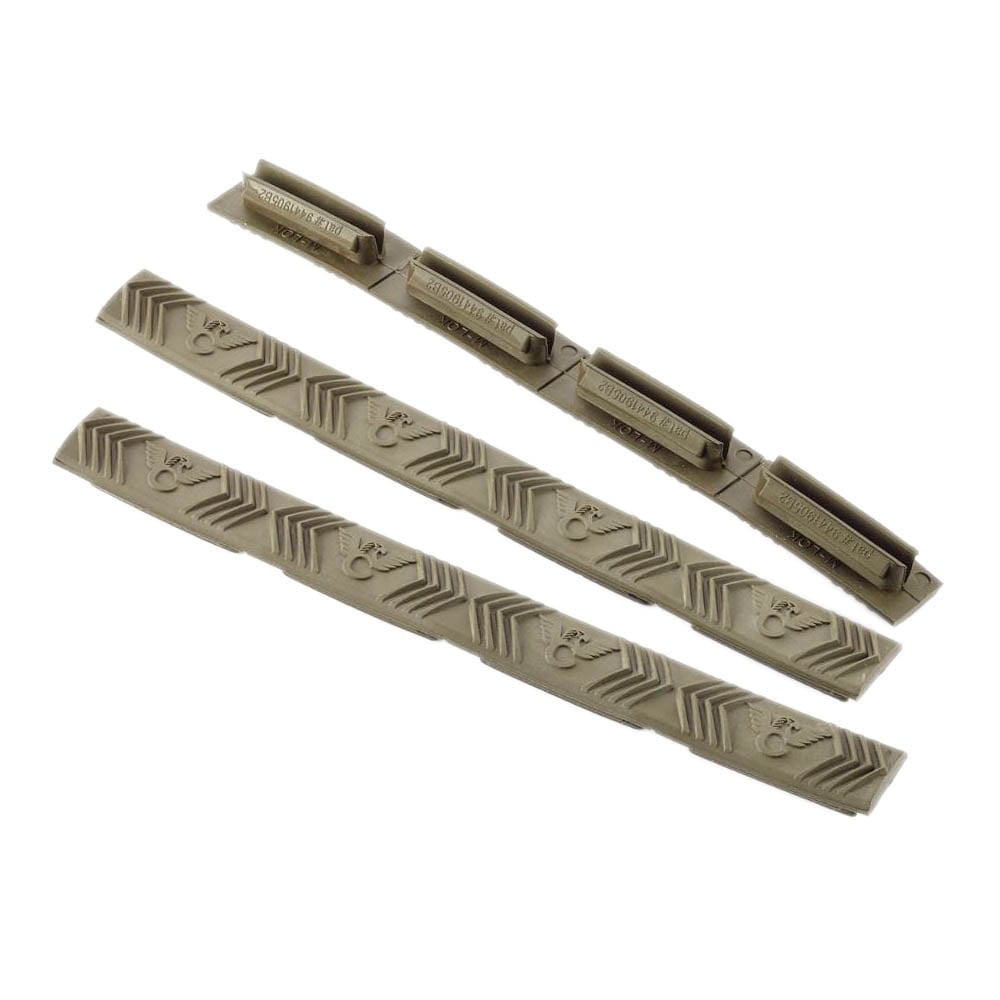 Wilson Combat 3-Pack 4-Slot M-LOK Rail Cover 6.25" x 0.63", OD Green - Wilson Combat