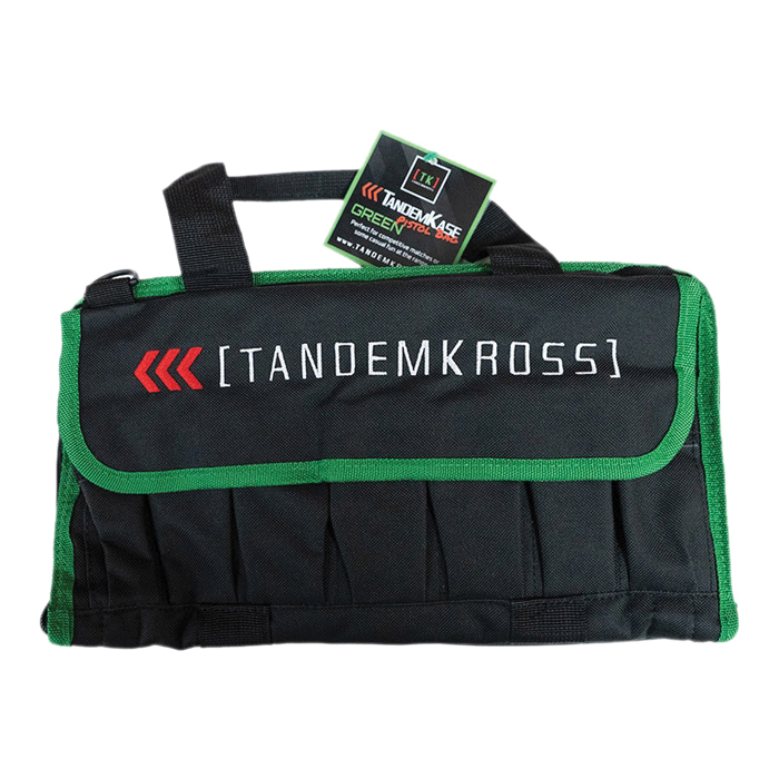 TANDEMKROSS TandemKase 13" Soft Pistol Bag, Black/Green - Tandemkross