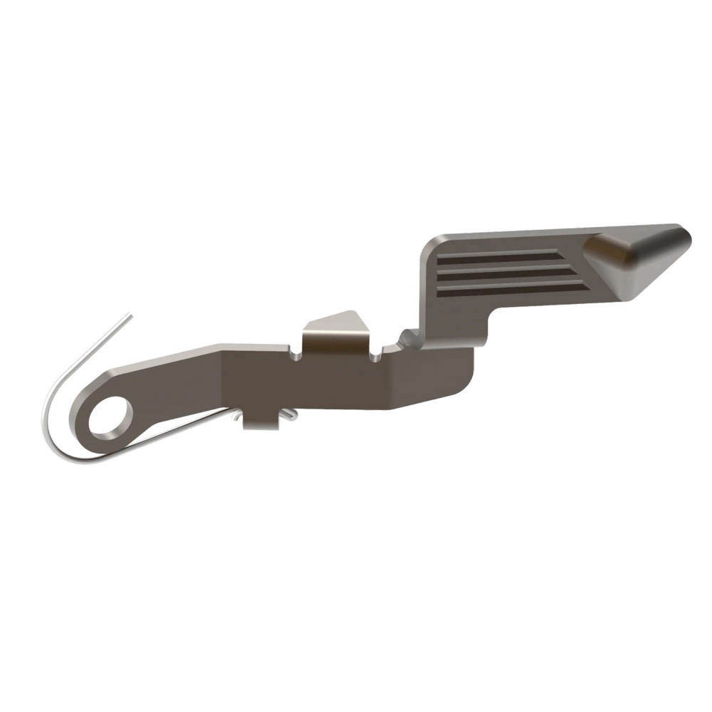 PRIMATIA Raised and Extended Slide Release Fits Glock G17/Glock G17 MOS, Black - Primatia