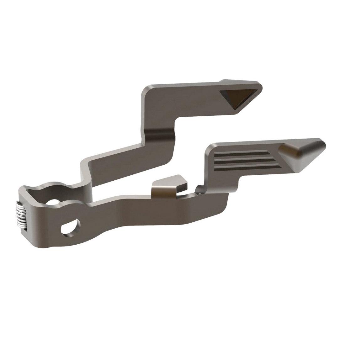 PRIMATIA Raised and Extended Slide Release Fits Glock G17/Glock G17 MOS, Black - Primatia