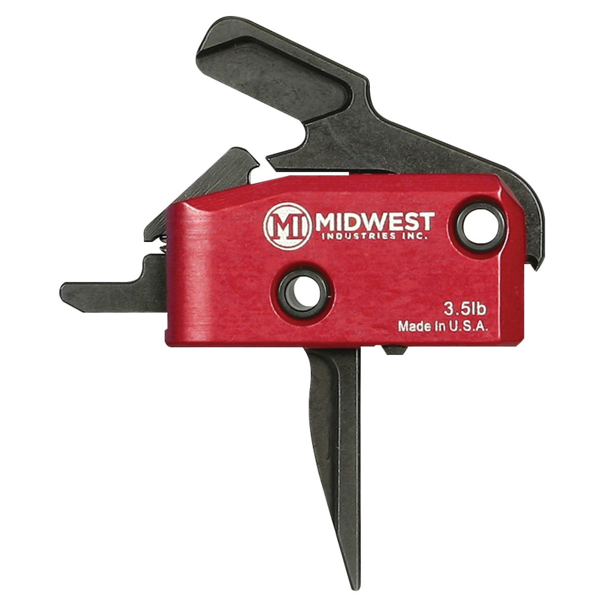 Midwest Industries Flat Trigger Single-Stage Drop-In, Black - Midwest Industries