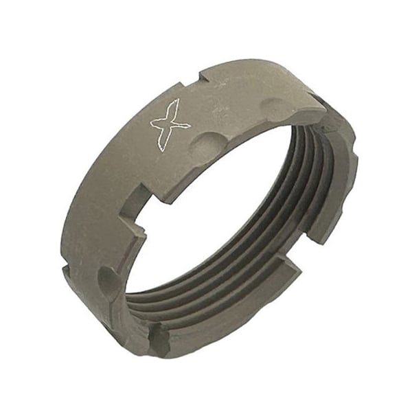 Forward Controls Design CNF Billet Castle Nut, Flat Dark Earth - Forward Controls Design