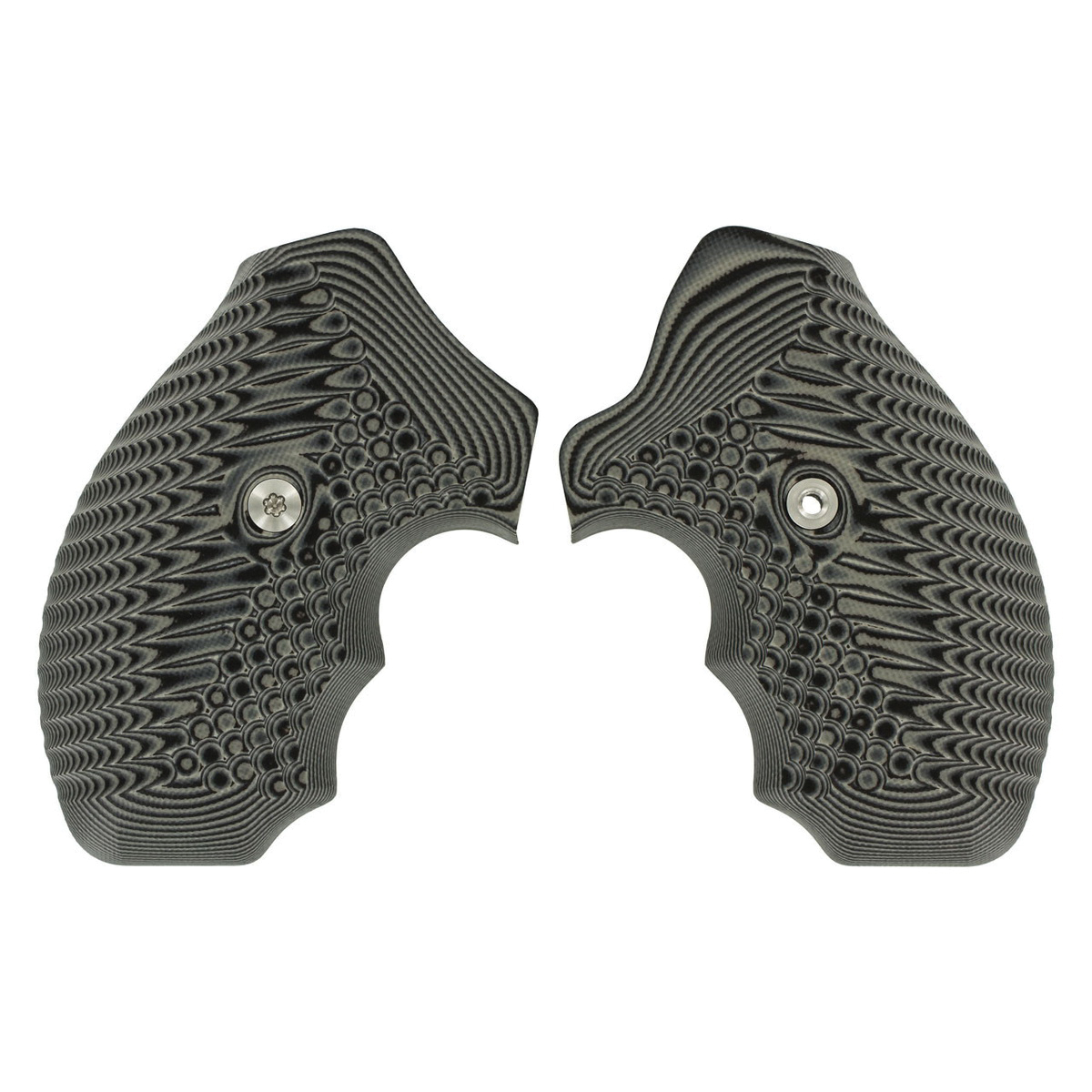 VZ Grips Wrap Around Grip Fits Smith & Wesson J-Frame, Black/Gray - Vz Grips