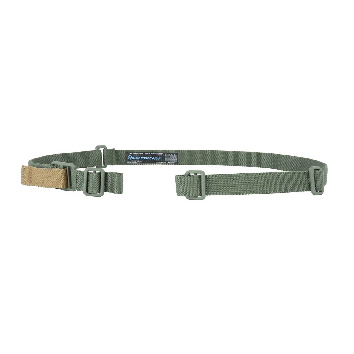 Blue Force Gear Vickers Two-Point Combat Sling 54" - 64", OD Green - Blue Force Gear