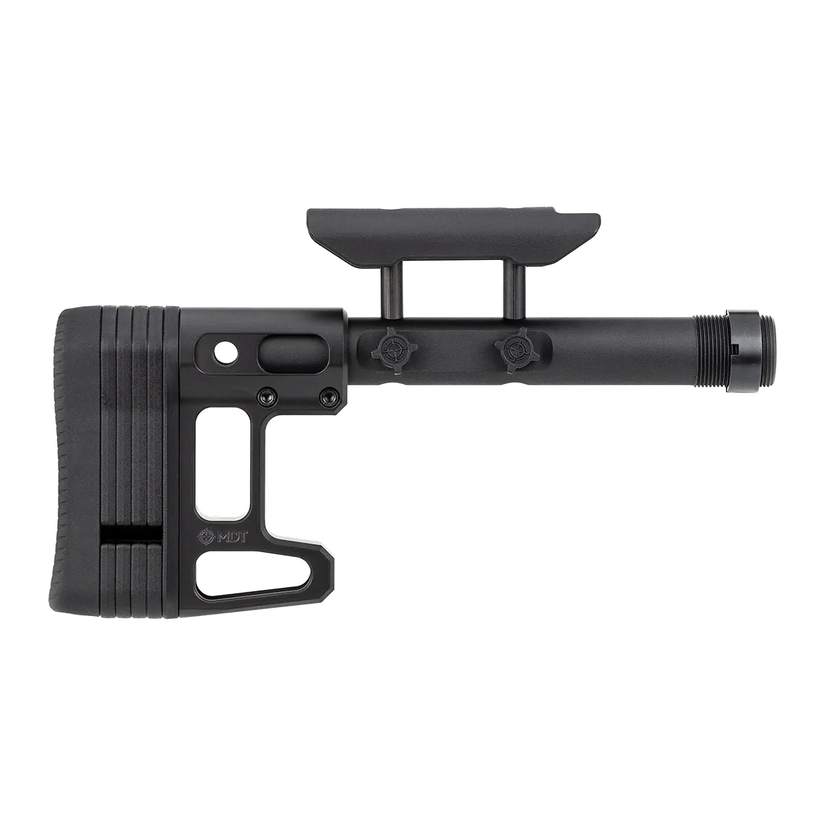 MDT SCS Lite Skeleton Carbine Stock Fits MDT LSS/MDT LSS Gen 2/MDT LSS-XL HS3/MDT TAC21, Black - Mdt