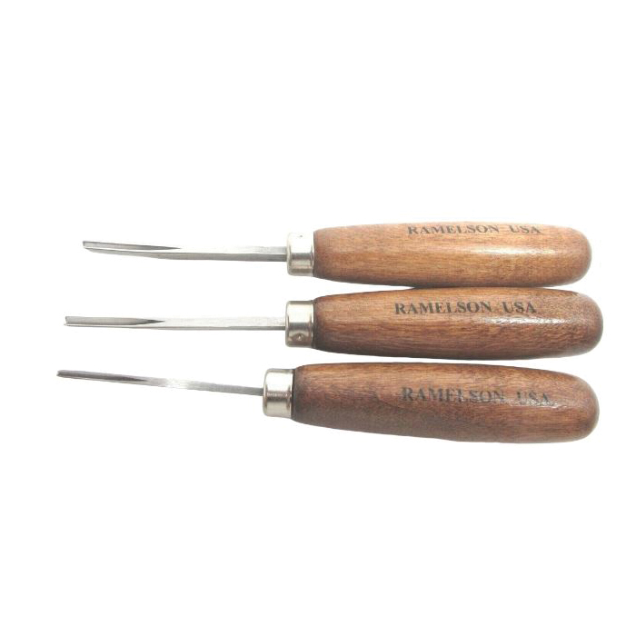 UJ Ramelson 3-Piece Bent V 60 deg Veiner Set - Uj Ramelson Co