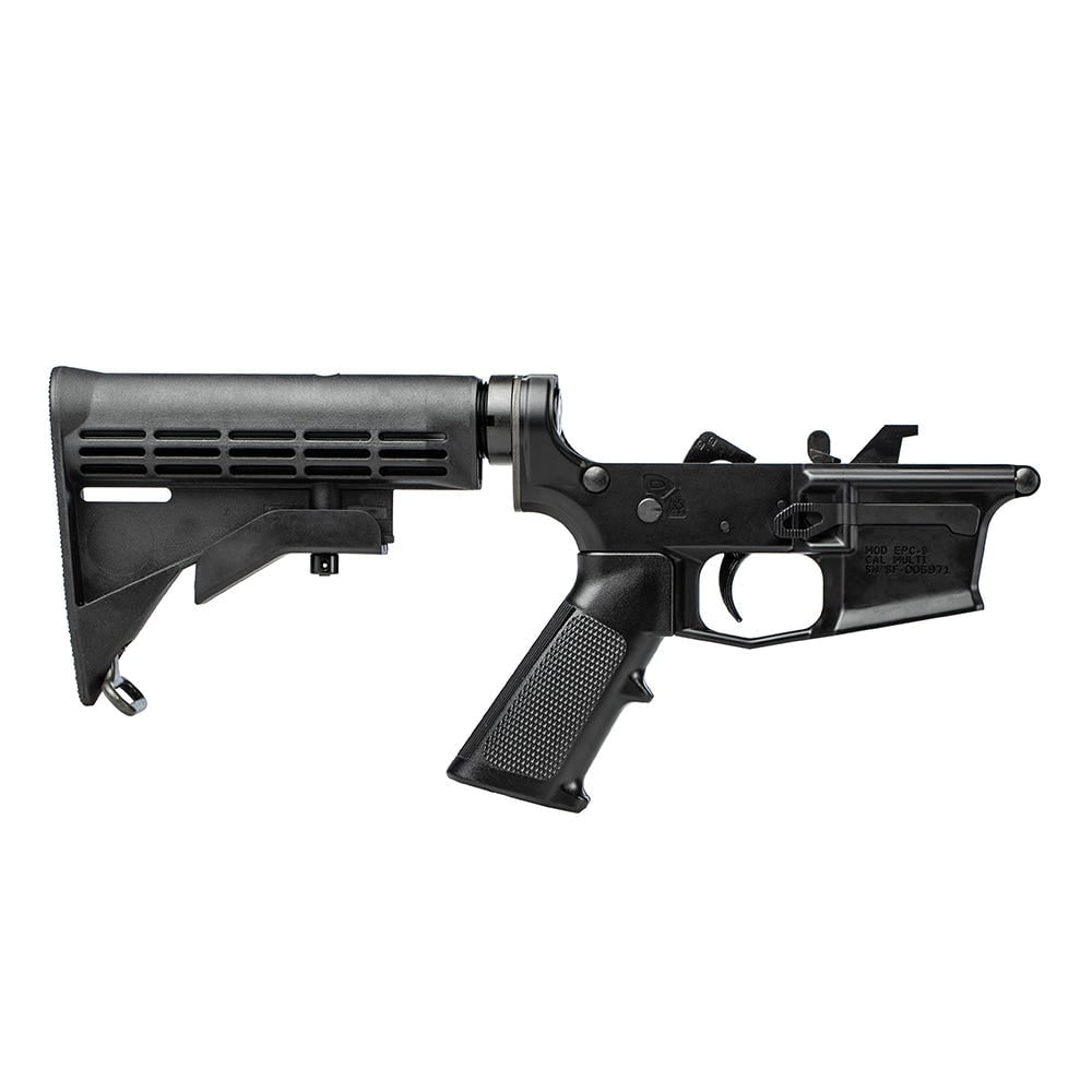 Aero Precision EPC-9 Complete Lower w/A2 Grip and M4 Stock, Black - Aero Precision