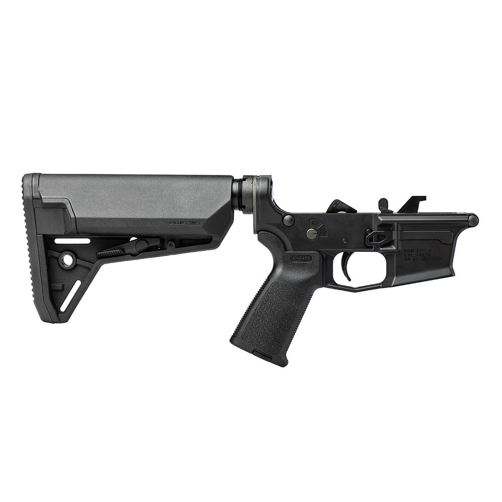 Aero Precision EPC-9 Complete Lower w/MOE Grip and SL-S Carbine Stock, Black - Aero Precision